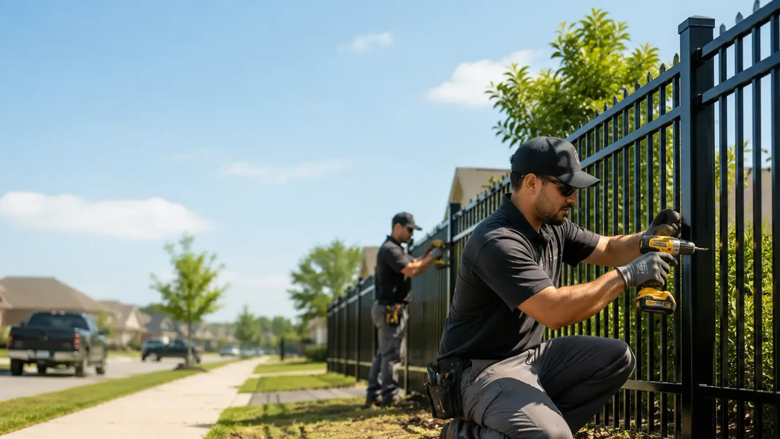 Metal Fence Installation in Underwood, IA